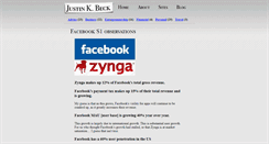 Desktop Screenshot of blog.justinkbeck.com